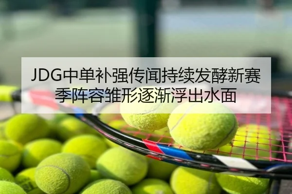 JDG中单补强传闻持续发酵新赛季阵容雏形逐渐浮出水面